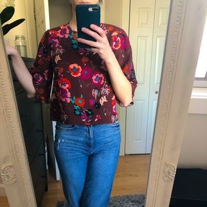 💐🌺Vintage Aritzia Floral Blouse 🌺💐